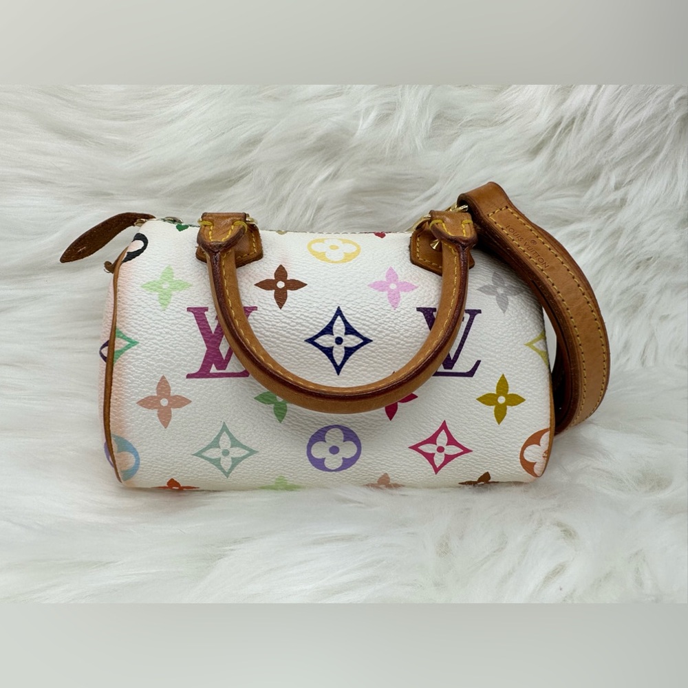Louis Vuitton Mini Speedy multicolor with additional Strap